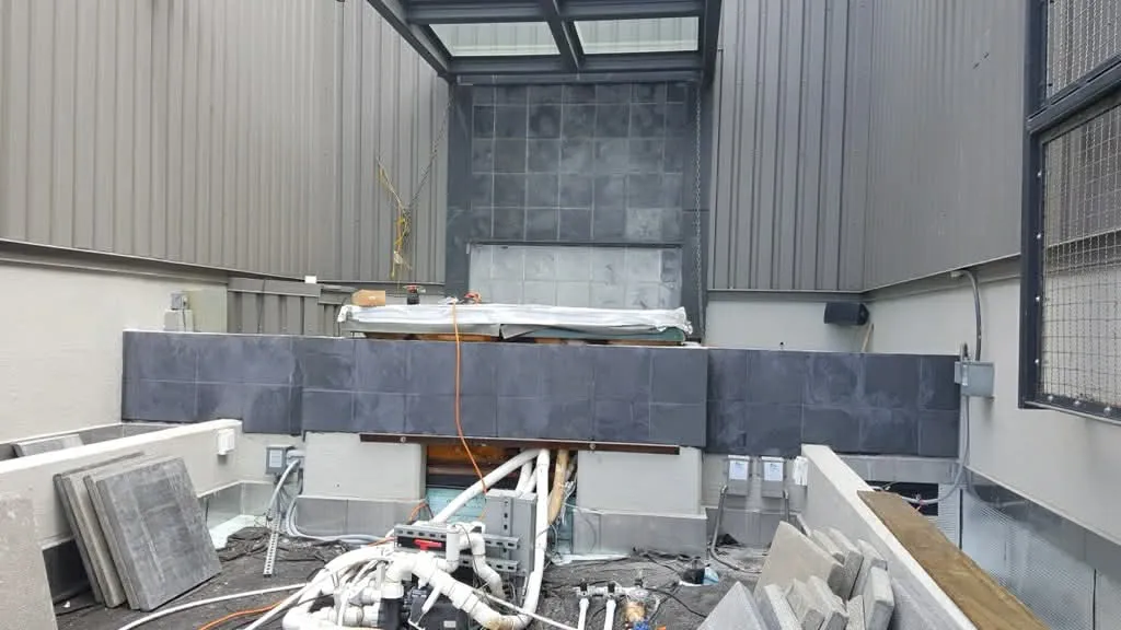 Balcony Scaffolding Work