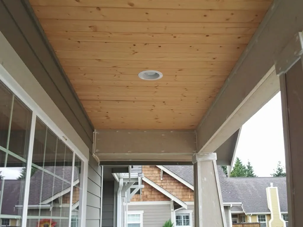 Panel Siding — Beige Exterior