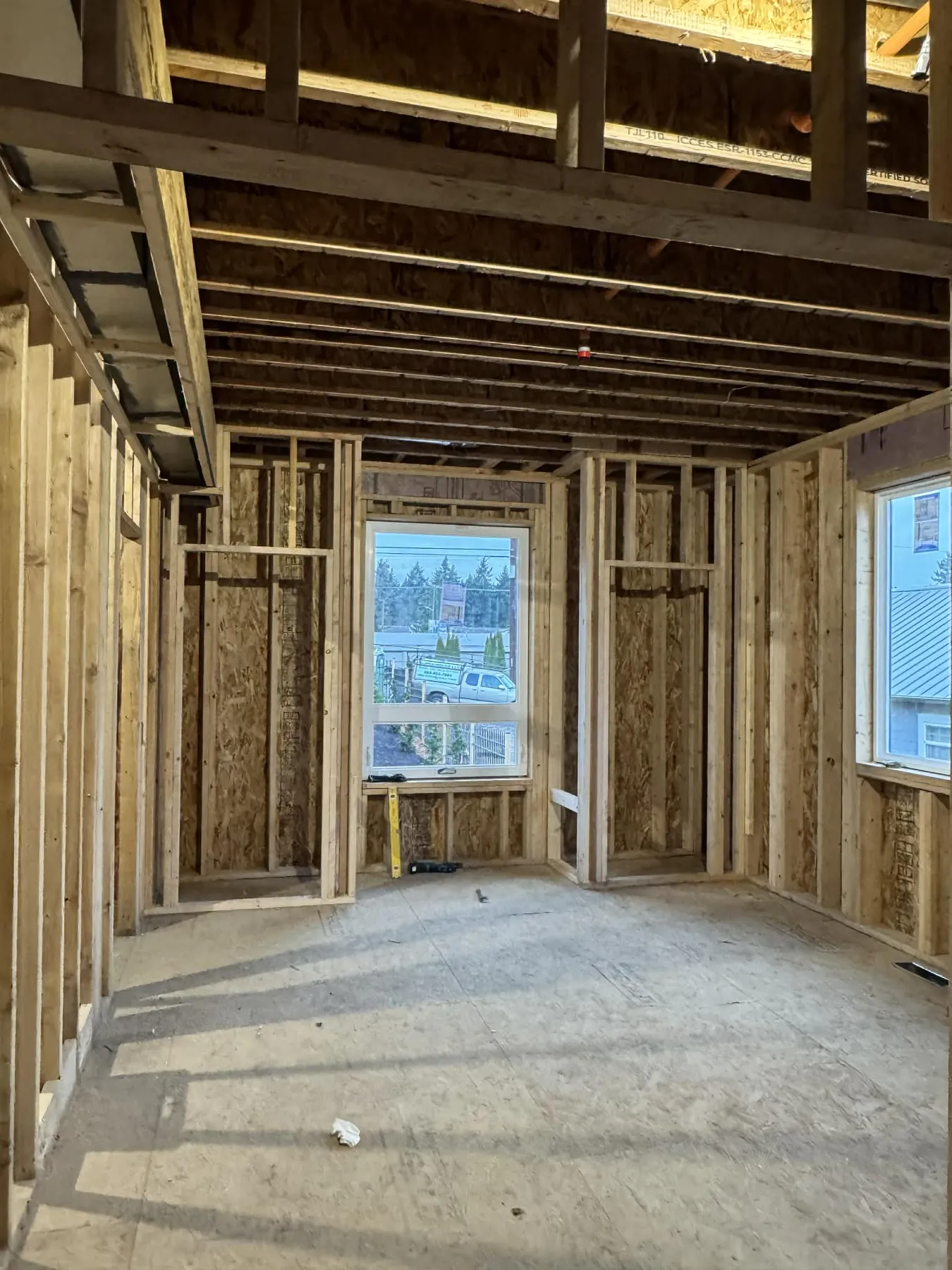 White Interior Room — Drywall