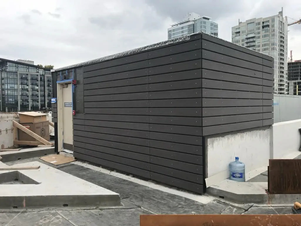 Dark Siding with Accent Lighting