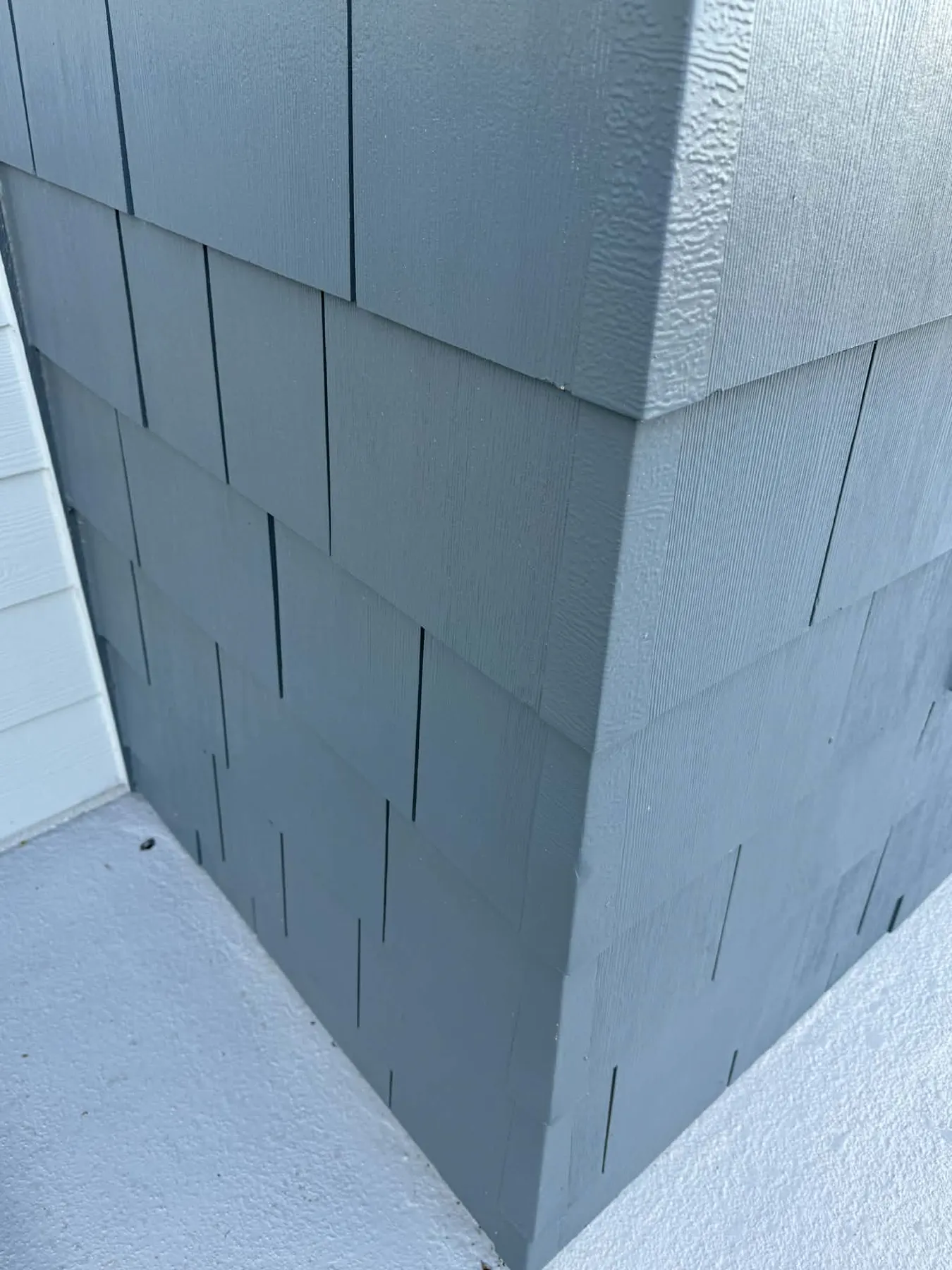 Dark Siding Entry — Residential